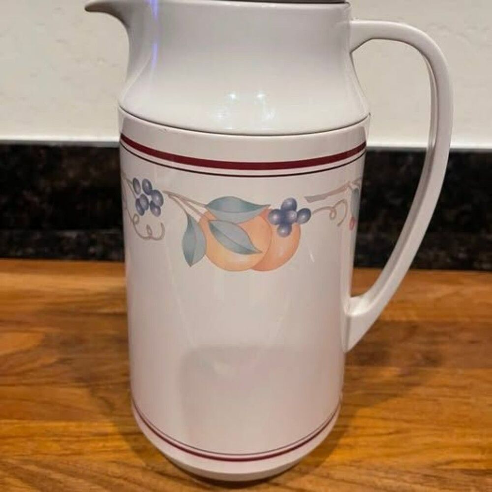 Vintage abundance Corning Ware thermos